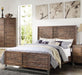 Acme Andria Queen Platform Bed in Reclaimed Oak 21290Q - U&U Home Budget Furniture (Carteret, NJ)