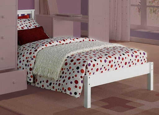 Acme Freya Twin Bed in White 37152 - U&U Home Budget Furniture (Carteret, NJ)