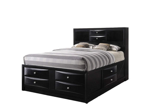 Acme Ireland Full Storage Bed in Black 21620F - U&U Home Budget Furniture (Carteret, NJ)