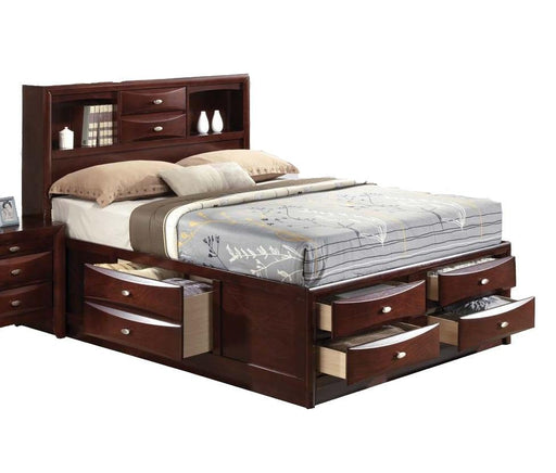 Acme Ireland Full Storage Bed in Brown 21590F - U&U Home Budget Furniture (Carteret, NJ)