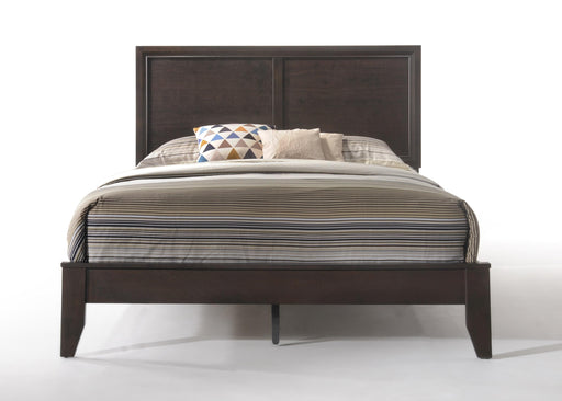 Madison Espresso Eastern King Bed - U&U Home Budget Furniture (Carteret, NJ)