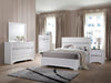 Naima White Twin Bed - U&U Home Budget Furniture (Carteret, NJ)