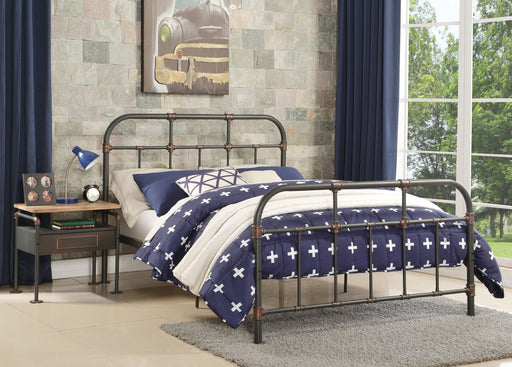 Nicipolis Sandy Gray Full Bed - U&U Home Budget Furniture (Carteret, NJ)
