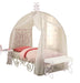 Priya II White & Light Purple Full Bed - U&U Home Budget Furniture (Carteret, NJ)