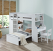 Ragna White Twin Bed - U&U Home Budget Furniture (Carteret, NJ)