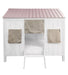 Spring Cottage White & Pink Full Bed - U&U Home Budget Furniture (Carteret, NJ)