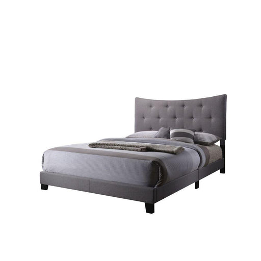 Venacha - Queen Bed - Gray, Dark - 85" - U&U Home Budget Furniture (Carteret, NJ)