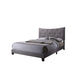 Venacha - Queen Bed - Gray, Dark - 85" - U&U Home Budget Furniture (Carteret, NJ)