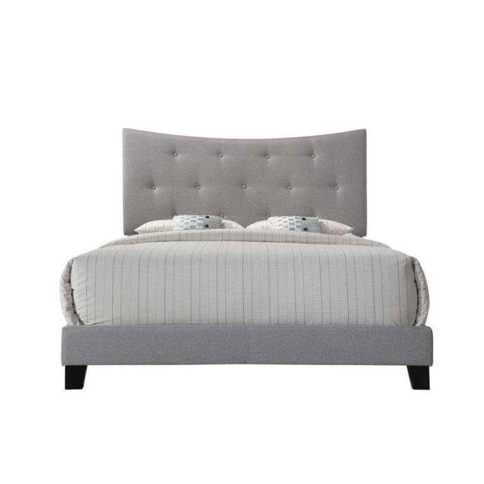 Venacha - Queen Bed - Gray, Dark - 85" - U&U Home Budget Furniture (Carteret, NJ)