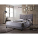 Venacha - Queen Bed - Gray, Dark - 85" - U&U Home Budget Furniture (Carteret, NJ)