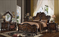 Versailles Cherry Oak Eastern King Bed - U&U Home Budget Furniture (Carteret, NJ)
