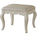 Acme Edalene Vanity Bench in Pearl White 30519 - U&U Home Budget Furniture (Carteret, NJ)