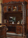 Acme Vendome Bookcase with Intricate Carving Design in Cherry 92128 - U&U Home Budget Furniture (Carteret, NJ)