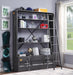 Cargo Gunmetal Bookshelf & Ladder - U&U Home Budget Furniture (Carteret, NJ)