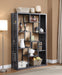 Cargo Gunmetal Shelf Rack / Book Shelf - U&U Home Budget Furniture (Carteret, NJ)