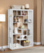 Cargo White Shelf Rack / Book Shelf - U&U Home Budget Furniture (Carteret, NJ)