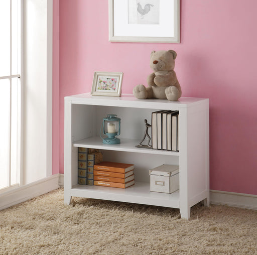 Lacey White Bookcase - U&U Home Budget Furniture (Carteret, NJ)