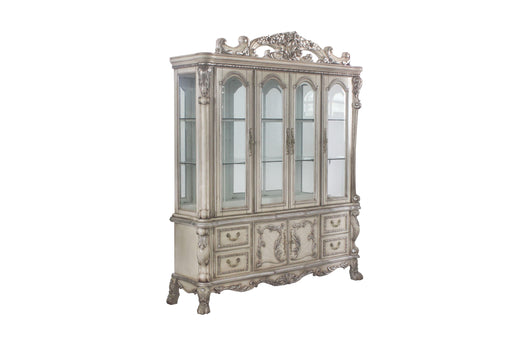 Dresden Vintage Bone White Hutch & Buffet - U&U Home Budget Furniture (Carteret, NJ)