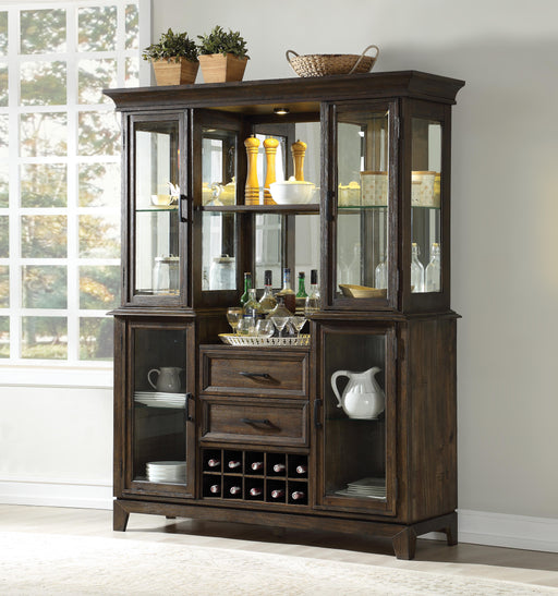 Jameson Espresso Hutch & Buffet - U&U Home Budget Furniture (Carteret, NJ)