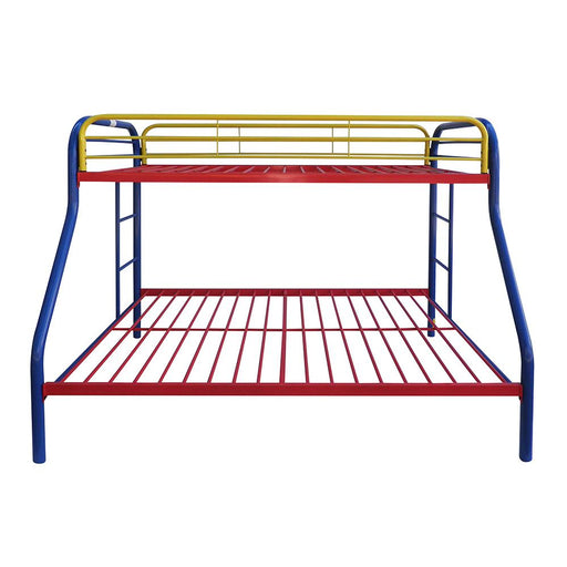 Tritan Rainbow Bunk Bed (Twin/Full) - U&U Home Budget Furniture (Carteret, NJ)