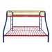 Tritan Rainbow Bunk Bed (Twin/Full) - U&U Home Budget Furniture (Carteret, NJ)