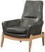 Acme Dolphin Accent Chair in Black 59533 - U&U Home Budget Furniture (Carteret, NJ)