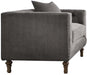 Acme Furniture Sidonia Arm Chair in Gray Velvet 53582 - U&U Home Budget Furniture (Carteret, NJ)