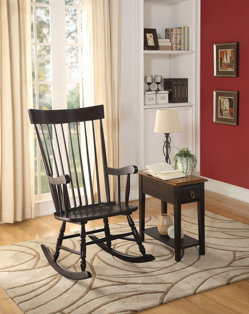 Arlo Black Rocking Chair - U&U Home Budget Furniture (Carteret, NJ)