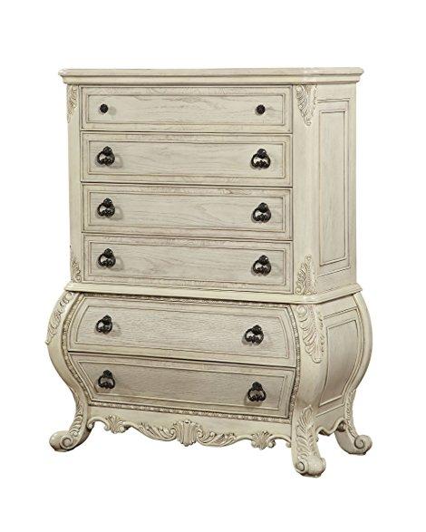 Acme Ragenardus Chest in Antique White 27016 - U&U Home Budget Furniture (Carteret, NJ)