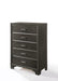 Carine II Gray Chest - U&U Home Budget Furniture (Carteret, NJ)