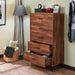 Deoss Walnut Chest - U&U Home Budget Furniture (Carteret, NJ)