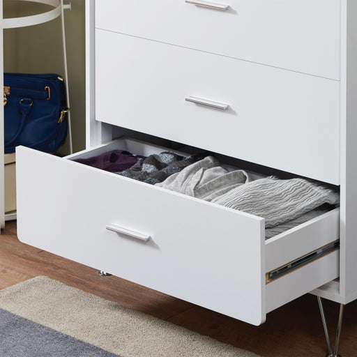 Deoss White Chest - U&U Home Budget Furniture (Carteret, NJ)