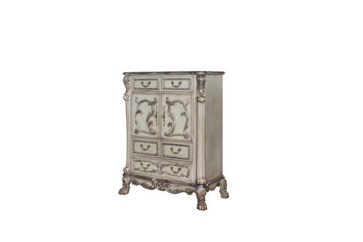 Dresden Vintage Bone White Chest - U&U Home Budget Furniture (Carteret, NJ)
