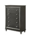 Kaitlyn Metallic Gray Chest - U&U Home Budget Furniture (Carteret, NJ)