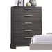 Lantha Gray Oak Chest - U&U Home Budget Furniture (Carteret, NJ)