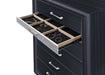 Naima Black Chest - U&U Home Budget Furniture (Carteret, NJ)