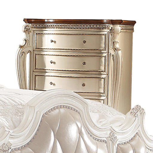 Picardy Antique Pearl & Cherry Oak Chest - U&U Home Budget Furniture (Carteret, NJ)