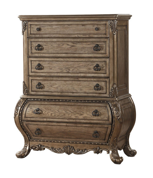 Ragenardus Vintage Oak Chest - U&U Home Budget Furniture (Carteret, NJ)