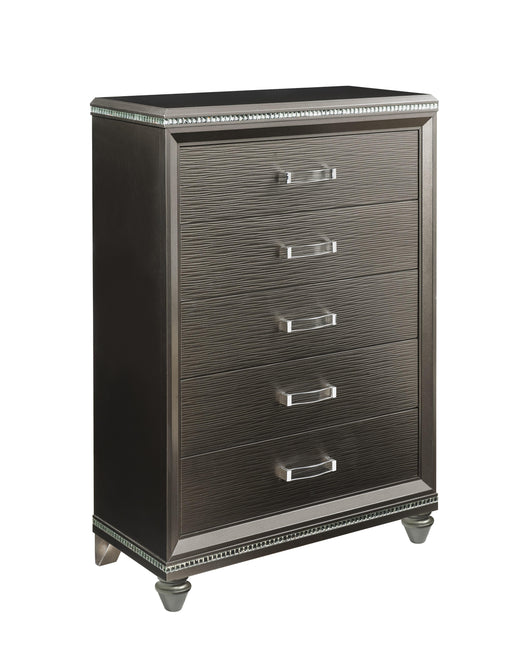 Sadie Dark Champagne Chest - U&U Home Budget Furniture (Carteret, NJ)