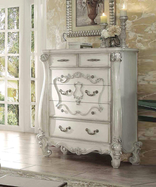 Versailles Bone White Chest - U&U Home Budget Furniture (Carteret, NJ)