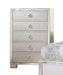 Voeville II Platinum Chest - U&U Home Budget Furniture (Carteret, NJ)