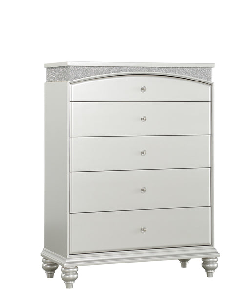 Maverick Platinum Chest - U&U Home Budget Furniture (Carteret, NJ)
