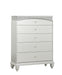 Maverick Platinum Chest - U&U Home Budget Furniture (Carteret, NJ)