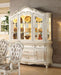 Acme Chantelle Buffet and Hutch in Pearl White 63544 - U&U Home Budget Furniture (Carteret, NJ)