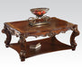 Acme Vendome Square Coffee Table in Cherry 82002 - U&U Home Budget Furniture (Carteret, NJ)