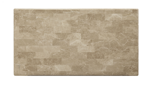 Daesha Marble & Antique Gold Coffee Table - U&U Home Budget Furniture (Carteret, NJ)