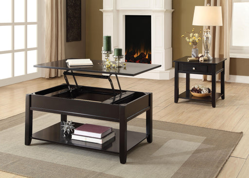 Malachi Black Coffee Table - U&U Home Budget Furniture (Carteret, NJ)