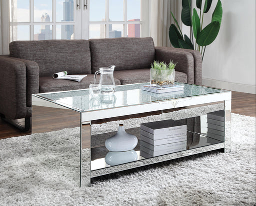 Malish Mirrored Coffee Table - U&U Home Budget Furniture (Carteret, NJ)