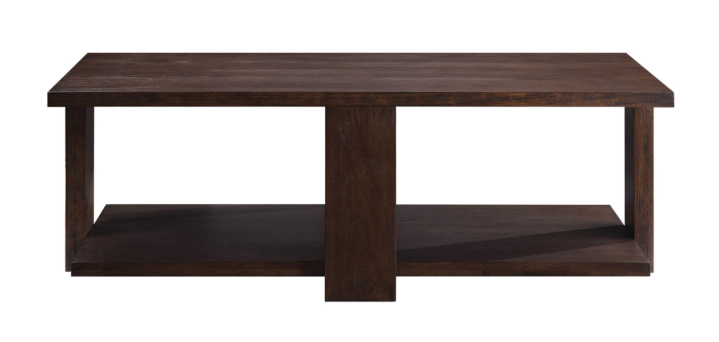 Niamey Walnut Coffee Table - U&U Home Budget Furniture (Carteret, NJ)