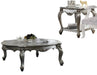 Picardy Antique Platinum Coffee Table - U&U Home Budget Furniture (Carteret, NJ)
